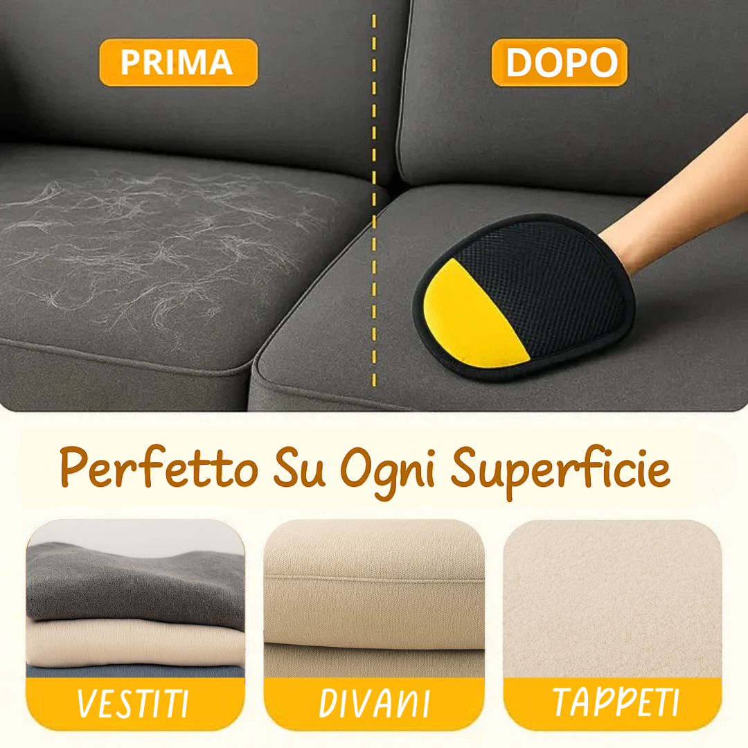 Guanto Elettrostatico Rimuovi Peli e Pelucchi - OFFERTA 2x1🎁