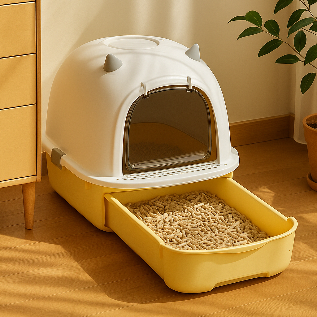 Lettiera VivaPet™ | Lettiera chiusa con cassetto estraibile + Paletta Omaggio