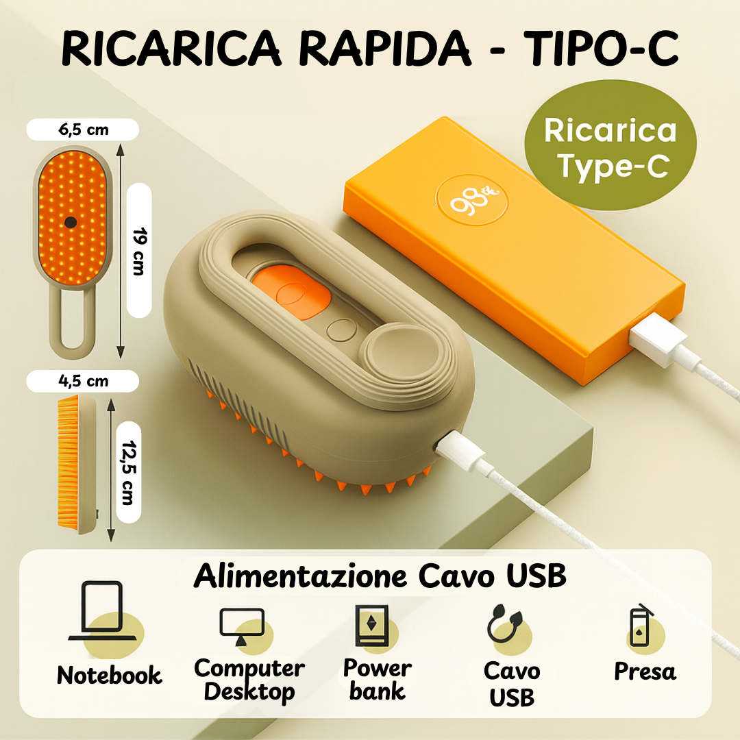Spazzola a Vapore 3 in 1 - OFFERTA 2x1🎁